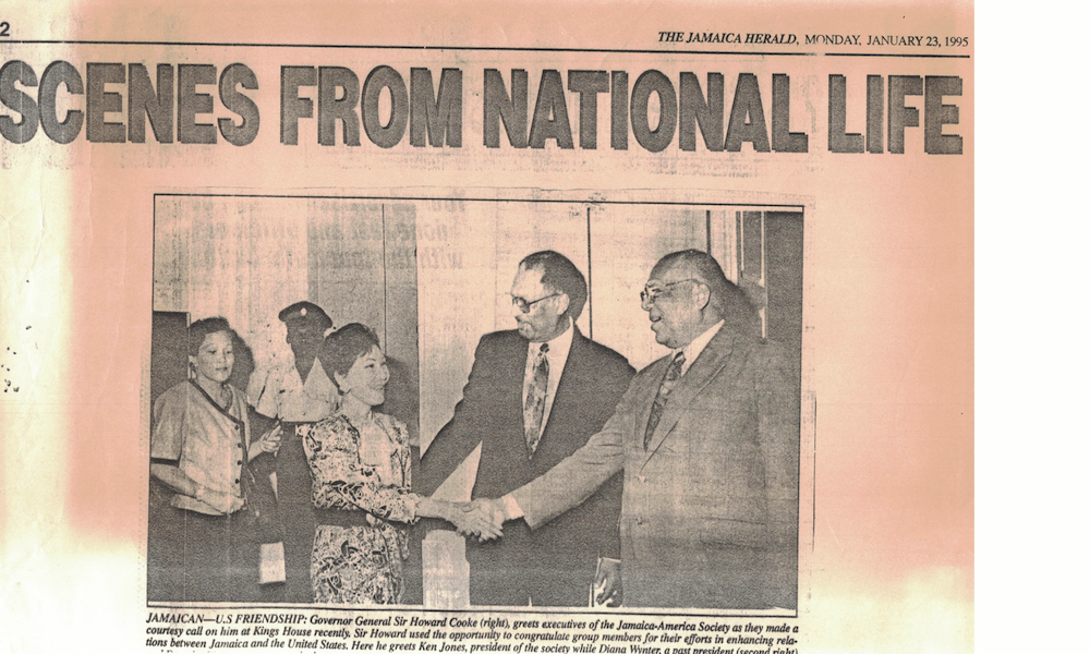 Jackie & GG Sir Howard Cooke